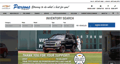 Desktop Screenshot of parsonsofeagleriver.com